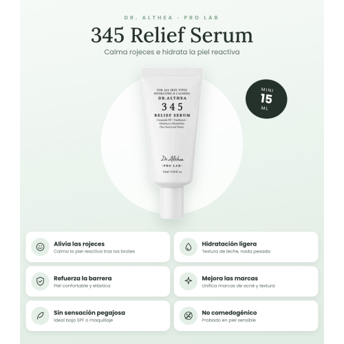 Dr. Althea - Sérum hidratante 345 Relief - Tamanho mini