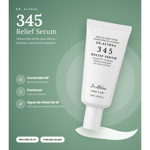 Dr. Althea - Sérum hidratante 345 Relief - Tamanho mini
