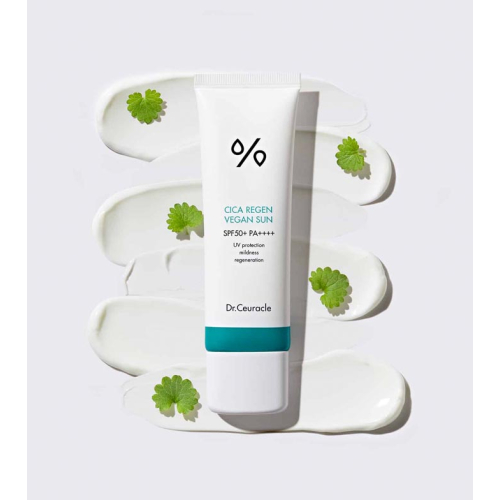 Dr. Ceuracle - *Cica Regen* - Protetor solar Vegan Sun SPF50 PA++++