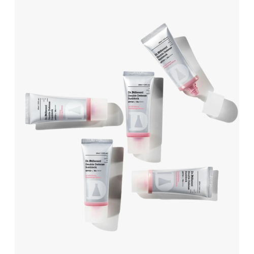 Dr.Different - Protetor solar facial Double Defense Sunblock SPF50+ PA ++++