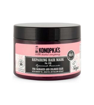 Dr. Konopka's - Máscara reparadora para cabelos pintados e danificados Nº138