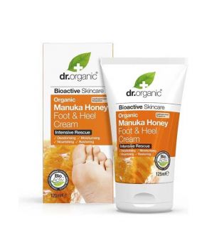 Dr Organic - Manuka Honey creme para pés e calcanhares