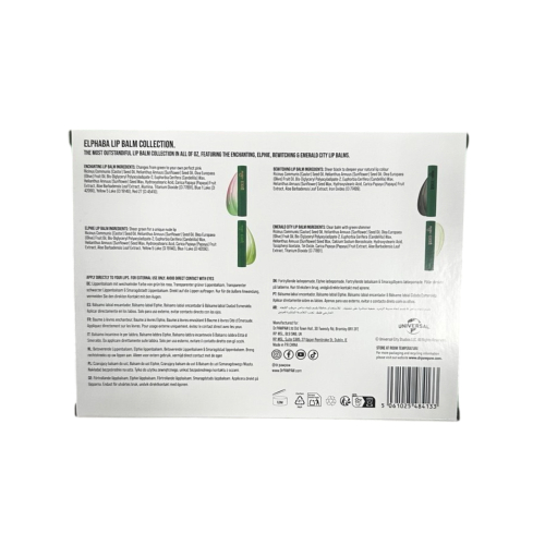 Dr. Paw Paw - *Wicked* - Conjunto de 4 protetores labiais - Elphaba Lip Balm Collection