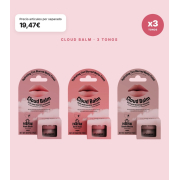 Dr. PAWPAW - Pack 3 Bálsamos Multiusos Cloud Balm Nude Blush, Dark Rose e Suede Mocha