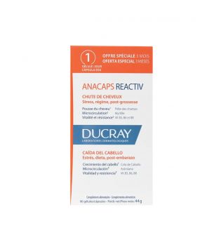 Ducray - Anacaps Reactiv cápsulas anti-queda - 90 cápsulas