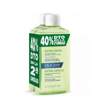 Ducray - *Extra-Doux* - Shampoo Dermoprotetor Duo 2x400 ml