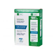 Ducray - *Sensinol* - Conjunto de rotina calmante e anti-coceira - Couro cabeludo sensível