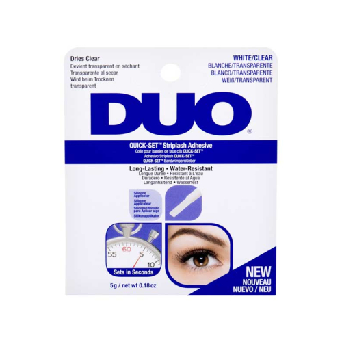 DUO - Adesivo para cílios Quick-Set Striplash - Branco / Transparente