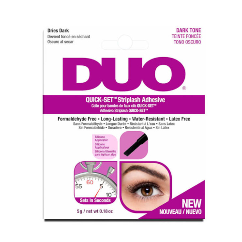 DUO - Adesivo para cílios Quick-Set Striplash - Tom escuro
