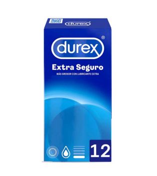 Durex - preservativos extra seguros - 12 unidades