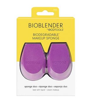 Ecotools - *Bioblender* - Pack de 2 esponjas de maquilhagem 100% biodegradáveis