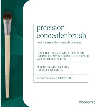 Ecotools - Pincel para corretivo Precision Concealer Brush
