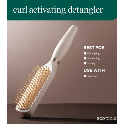 Ecotools - Escova desembaraçadora para cabelos cacheados Curl Activating