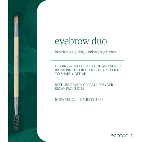 Ecotools - Duo de Pincéis para Sobrancelhas Eyebrow Duo