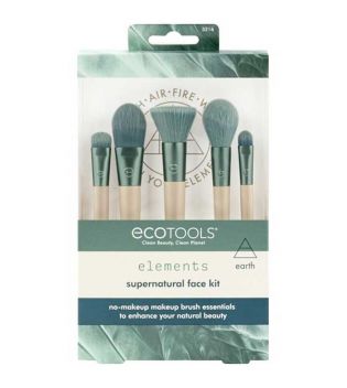 Ecotools - *Elements* - Supernatural Face Kit Conjunto de pincéis - Earth