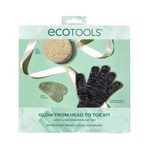 Ecotools - *Holidays* - Conjunto de cuidados para os pés Glow From Head To Toe Kit