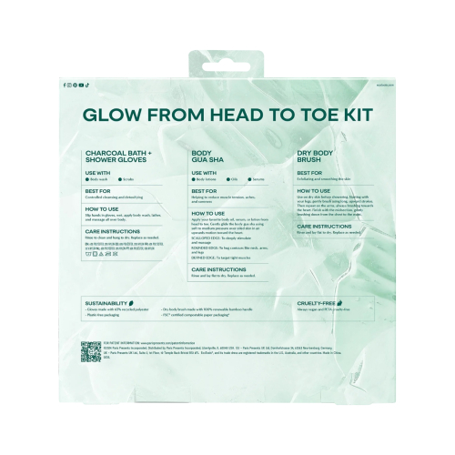 Ecotools - *Holidays* - Conjunto de cuidados para os pés Glow From Head To Toe Kit