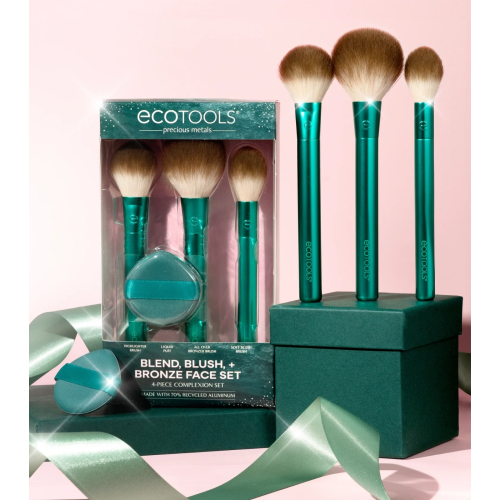Ecotools - *Holidays* - Conjunto de pincéis Blend, Blush, + Bronze Face Set