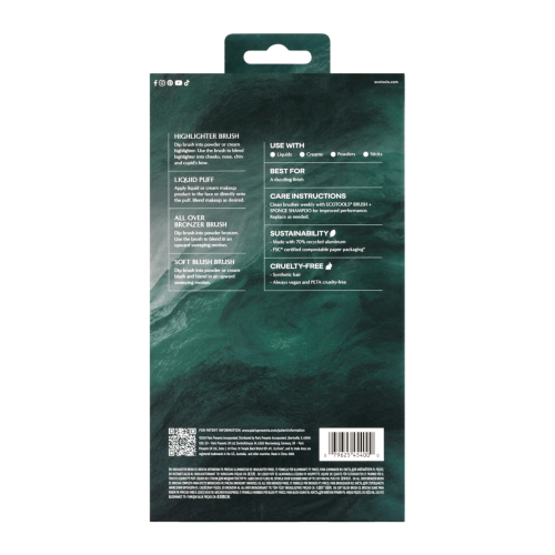 Ecotools - *Holidays* - Conjunto de pincéis Blend, Blush, + Bronze Face Set