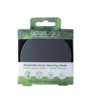 Ecotools - Limpador de escova de folha solúvel Clean Beauty, Clean Planet