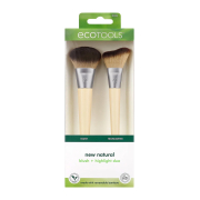 Ecotools - *New Natural* - Conjunto de pincéis Blush & Highlight Duo