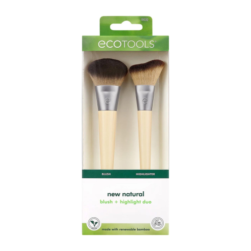 Ecotools - *New Natural* - Conjunto de pincéis Blush & Highlight Duo