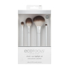 Ecotools - *Precious Metals* - Conjunto de 4 pincéis Cheek + Eye Highlight
