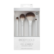 Ecotools - *Precious Metals* - Conjunto de 4 pincéis Cheek + Eye Highlight
