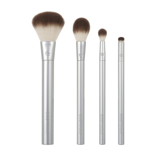 Ecotools - *Precious Metals* - Conjunto de 4 pincéis Cheek + Eye Highlight