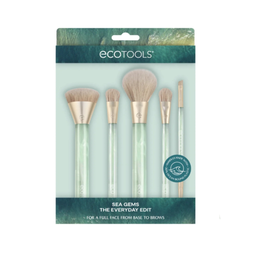 Ecotools - *Sea Gems* - Conjunto de pincéis The Everyday Edit