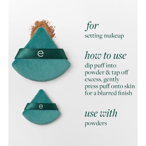 Ecotools - Conjunto de borlas + esponja The Blend and Set Kit