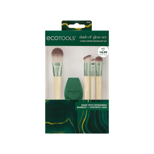 Ecotools - Conjunto de pincéis Dash of Glow - Edição limitada