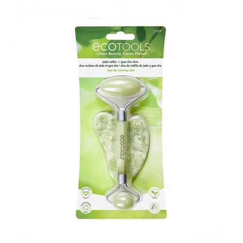 Ecotools - Rolo facial e conjunto jade gua sha