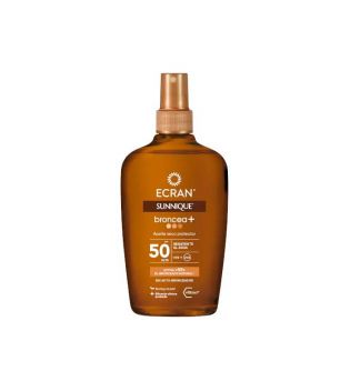 Ecran - *Sunnique* - Óleo seco protetor SPF50 Bronzeado +