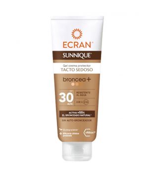 Ecran - *Sunnique* - Gel-creme protector Broncea+ SPF30