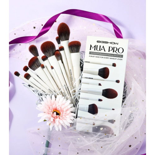Eigshow - *Mua Pro* - Conjunto de 18 pincéis de maquiagem