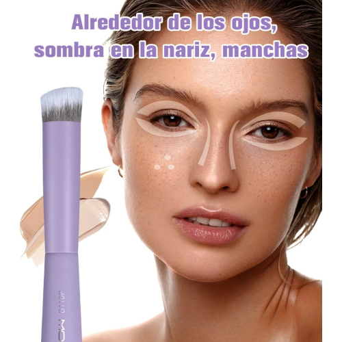 Eigshow - *Purple* - Pincel facial de ponta dupla - D110P