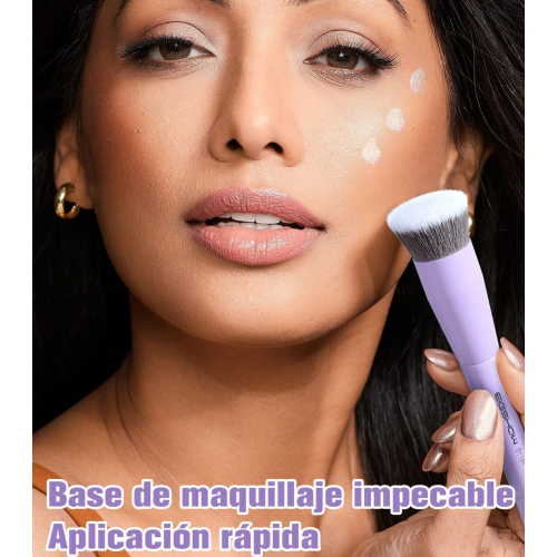 Eigshow - *Purple* - Pincel facial de ponta dupla - D110P