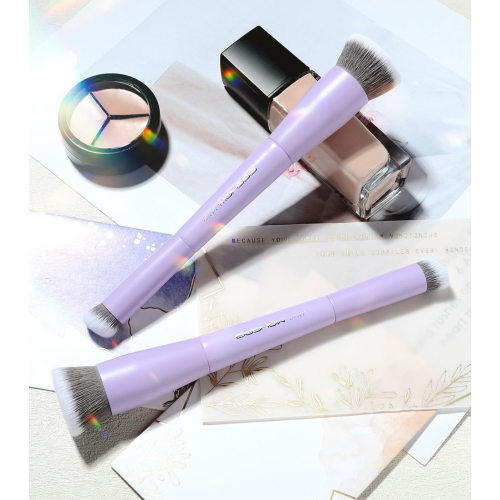 Eigshow - *Purple* - Pincel facial de ponta dupla - D110P