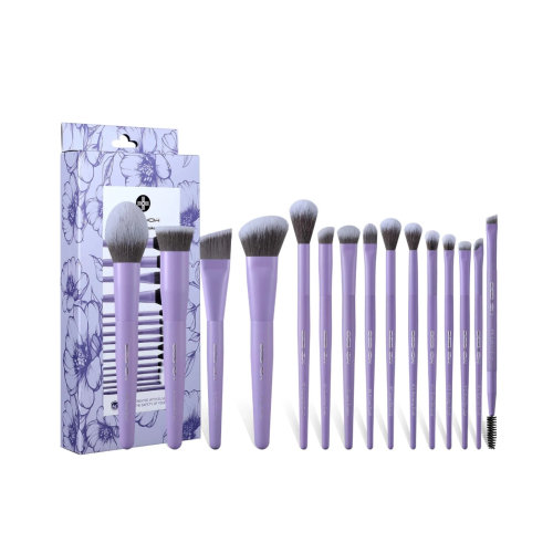 Eigshow - *Purple* - Conjunto de 15 pincéis de maquiagem