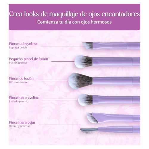 Eigshow - *Purple* - Conjunto de 5 pincéis Eye Obsessed