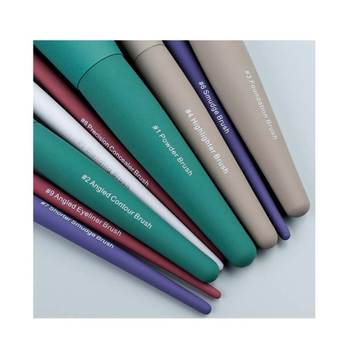 Eigshow - Conjunto 9 pincéis de maquiagem Pro - Colorido