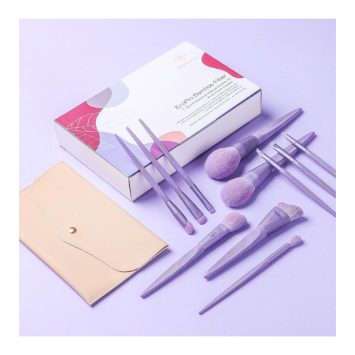 Eigshow - Conjunto de pincéis (11 peças) - Ecopro Bamboo - Mist Purple