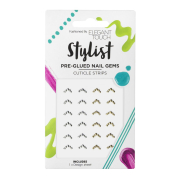 Elegant Touch - Pre-glued Nail Gems Stickers - Cuticle Strips