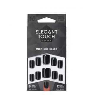 Elegant Touch - Unhas postiças Colour Nails - Midnight Black