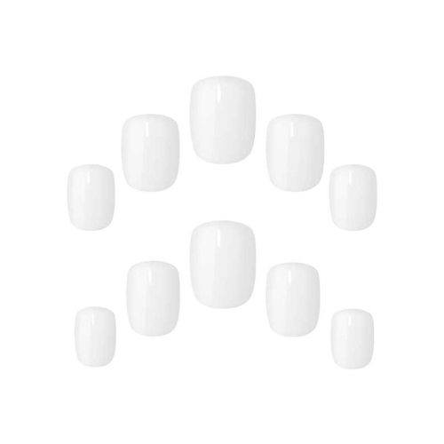 Elegant Touch - Unhas postiças Colour Nails - Quite White