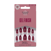 Elegant Touch - Unhas Postiças Gel Finish - Cherry Pie