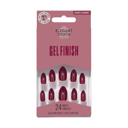 Elegant Touch - Unhas Postiças Gel Finish - Cherry Pie
