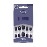 Elegant Touch - Unhas postiças Gel Finish - Inky Blue