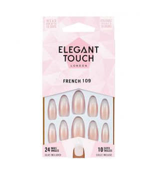 Elegant Touch - Unhas postiças Luxe Looks - French Ombré 109